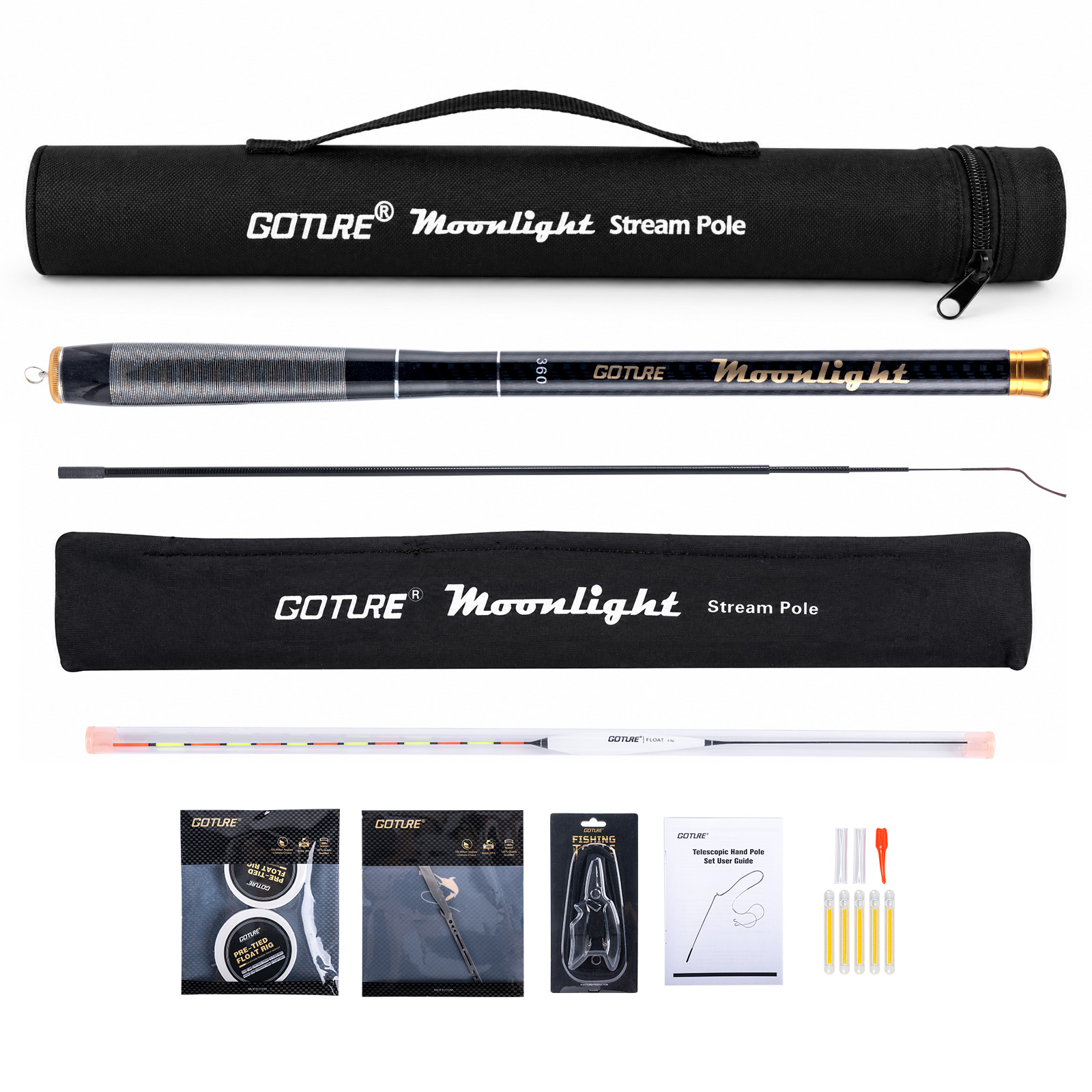 Goture – teleskopowa wędka do  – Fishing Equipment Bag recenzja i cena