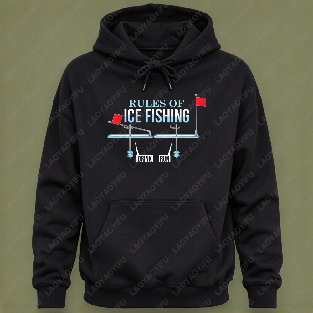 Bluza z kapturem Mne'd Rules o – Ice Fishing Tip Up recenzja i cena